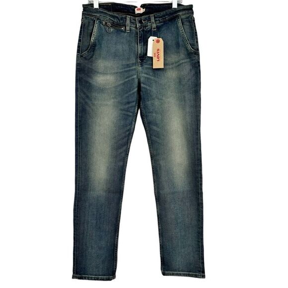 Levi’s Sunburn Boyfriend Zip Watch Pocket Straight Leg Jeans Size 30 NWT - Picture 1 of 5